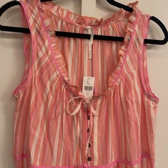 Anthropologie Visayas Striped Lounge Jumpsuir - Picture 5 of 7